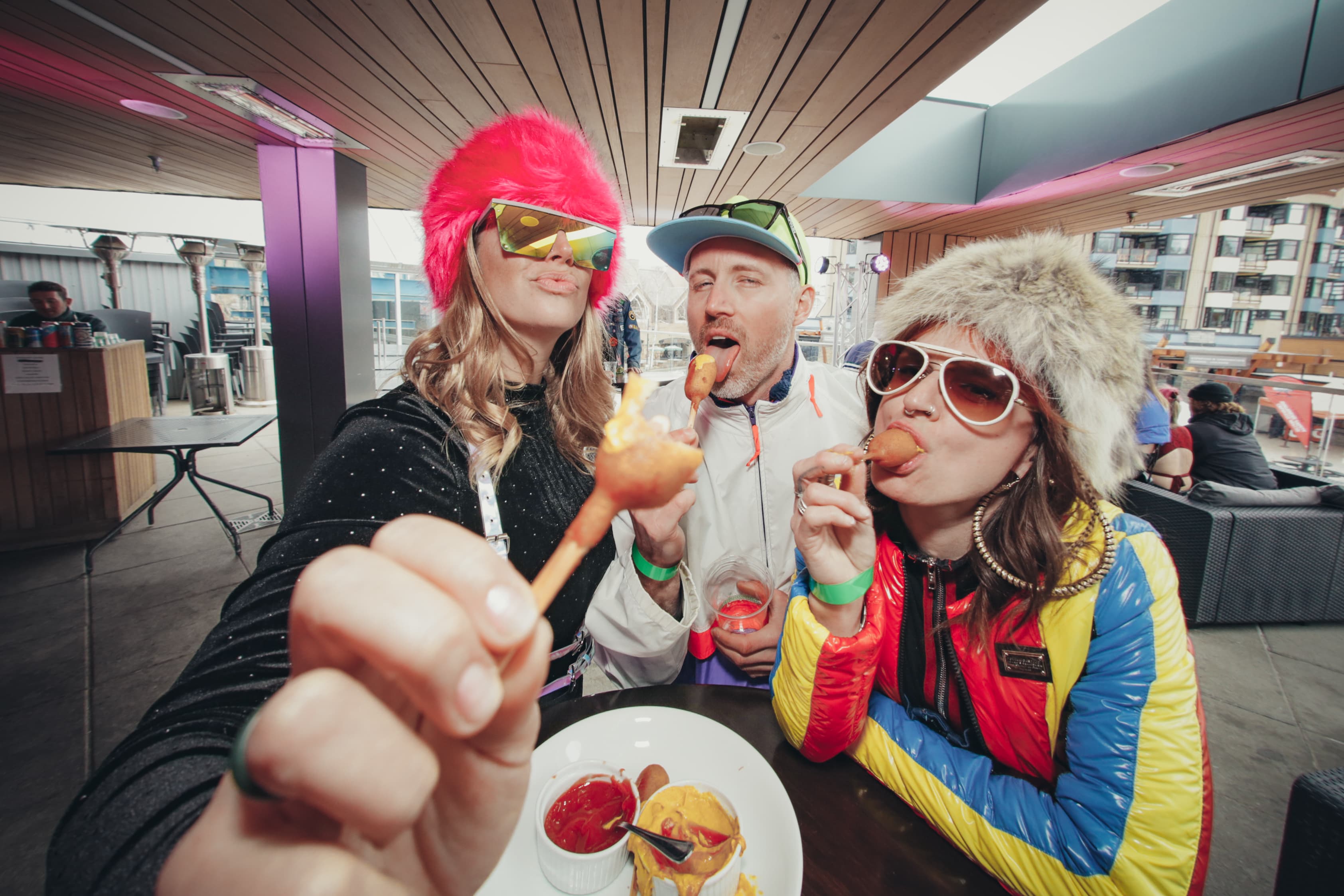 Sun hitting the ridge